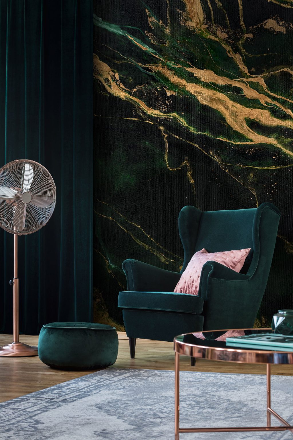 Emerald - Tapeta w standaryzowanych rolkach