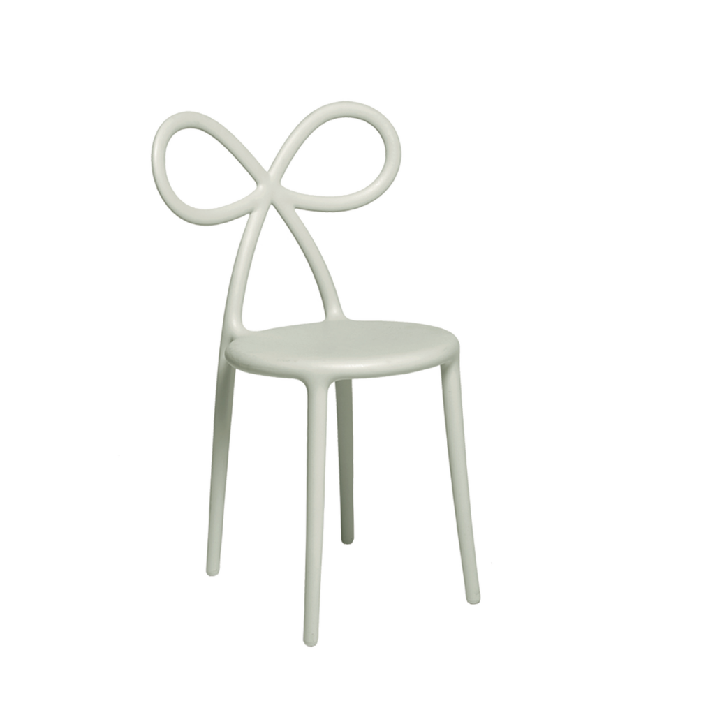 Zestaw 2 krzeseł Ribbon biały mat