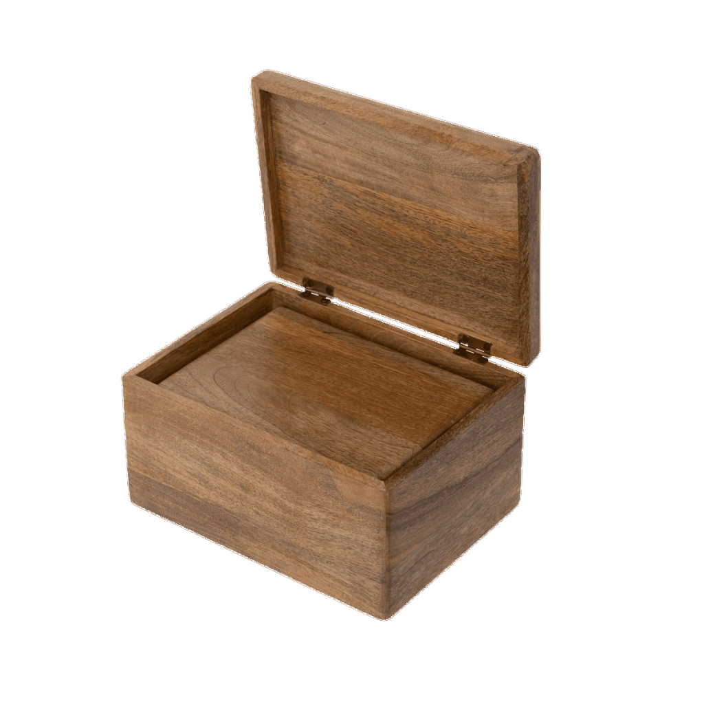 UNC pudełko z drewna mango (set 2 szt.)