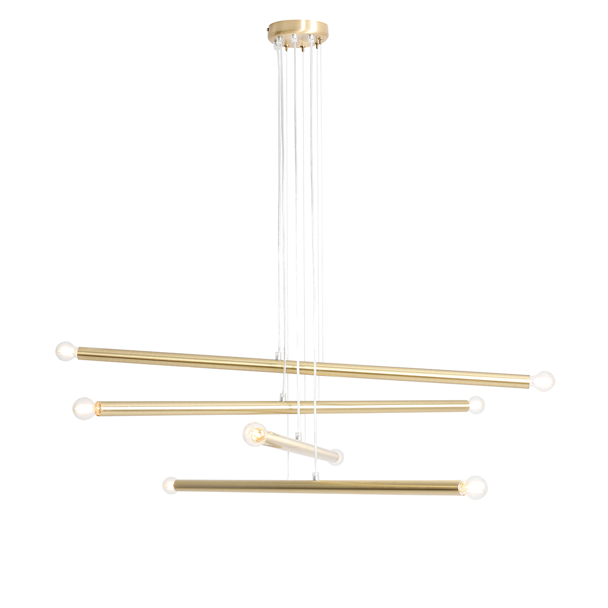 LAMPA WISZĄCA TUBO 8 BRASS LAMPA WISZĄCA TUBO 8 BRASS