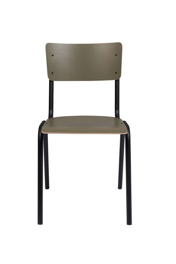 Krzesło BACK TO SCHOOL oliwkowy mat