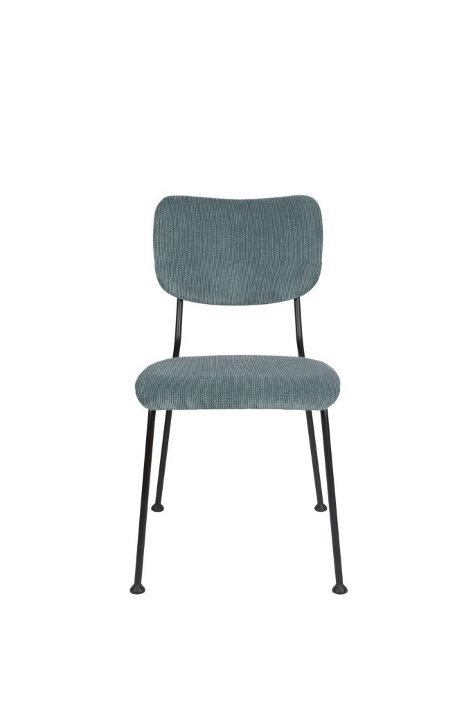 Krzesło BENSON szaro-niebieskie