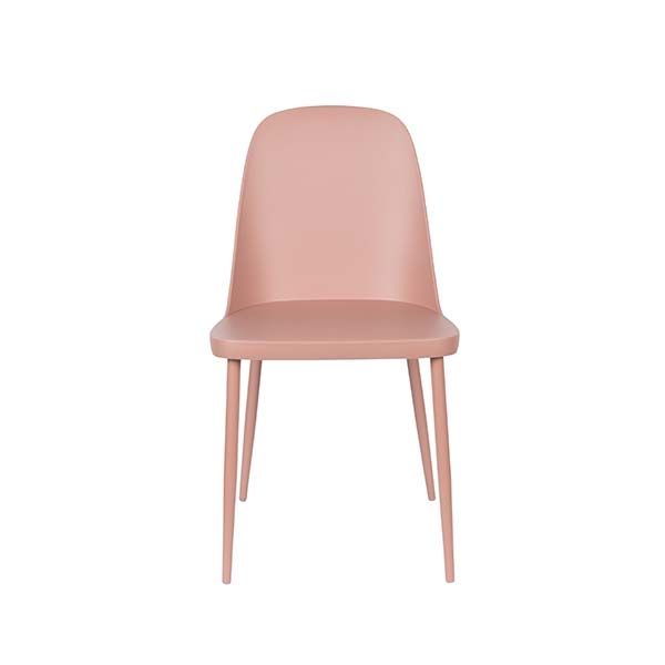 Krzesło do jadalni PIP różowe