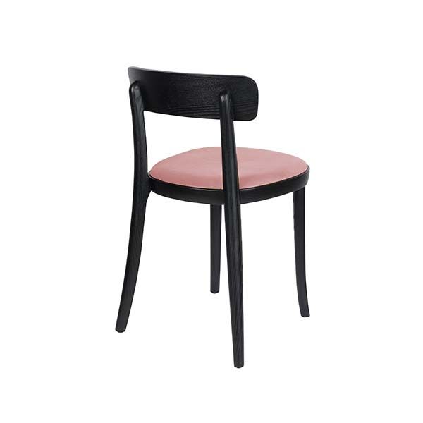Krzesło BRANDON czarny/różowy