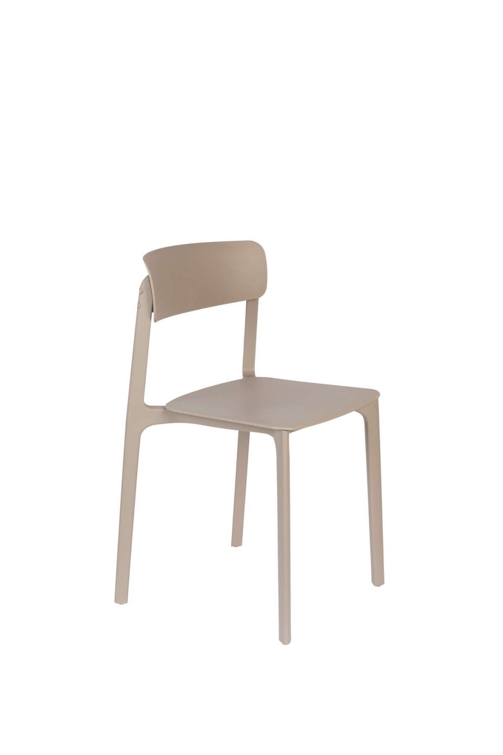 Krzesło CLIVE jasno brązowe