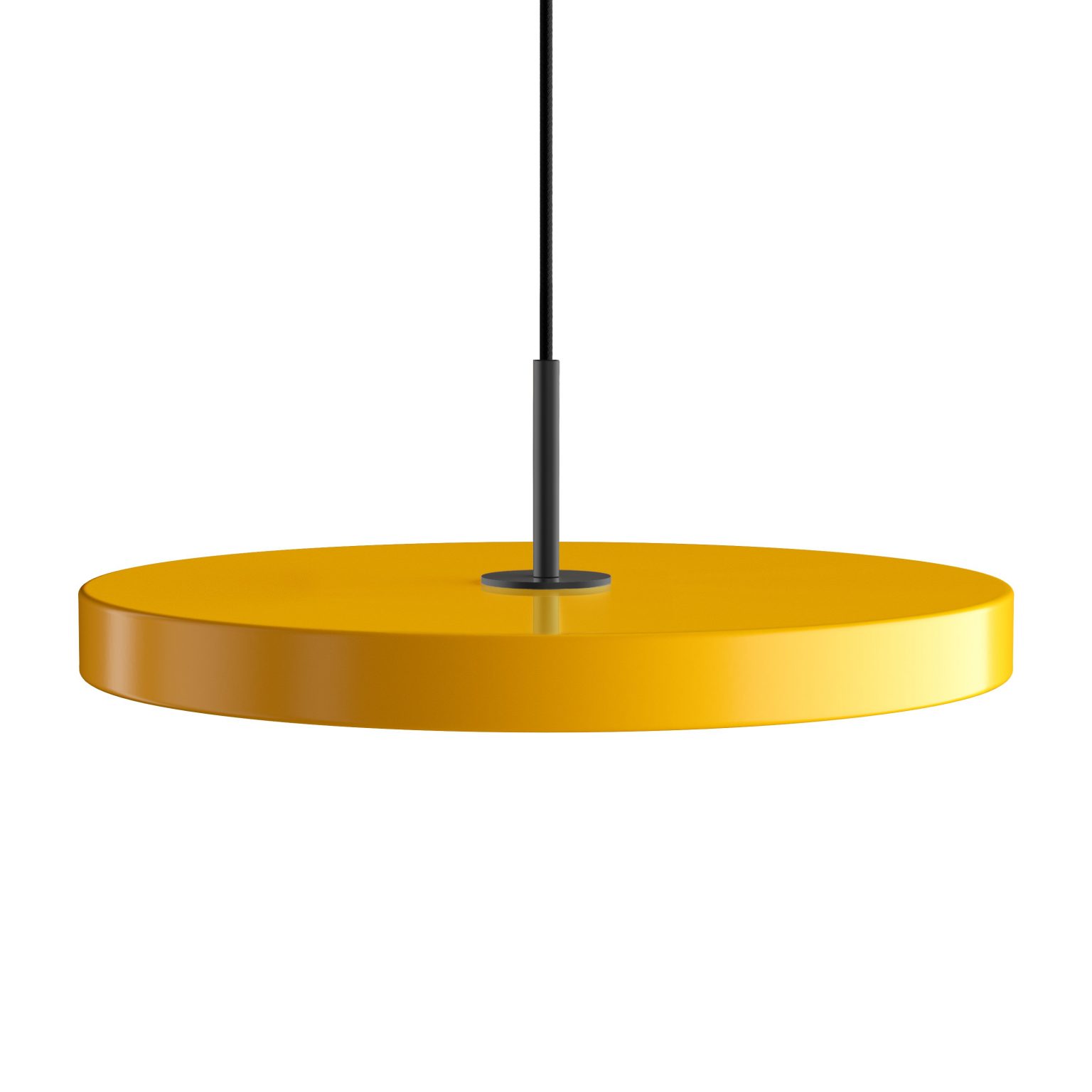 Lampa Asteria saffron / black top UMAGE - szafranowy żółty / czarny dekor