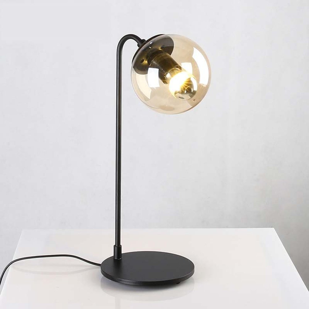 Lampa stojąca ASTRIFERO-1 czarna 43 cm