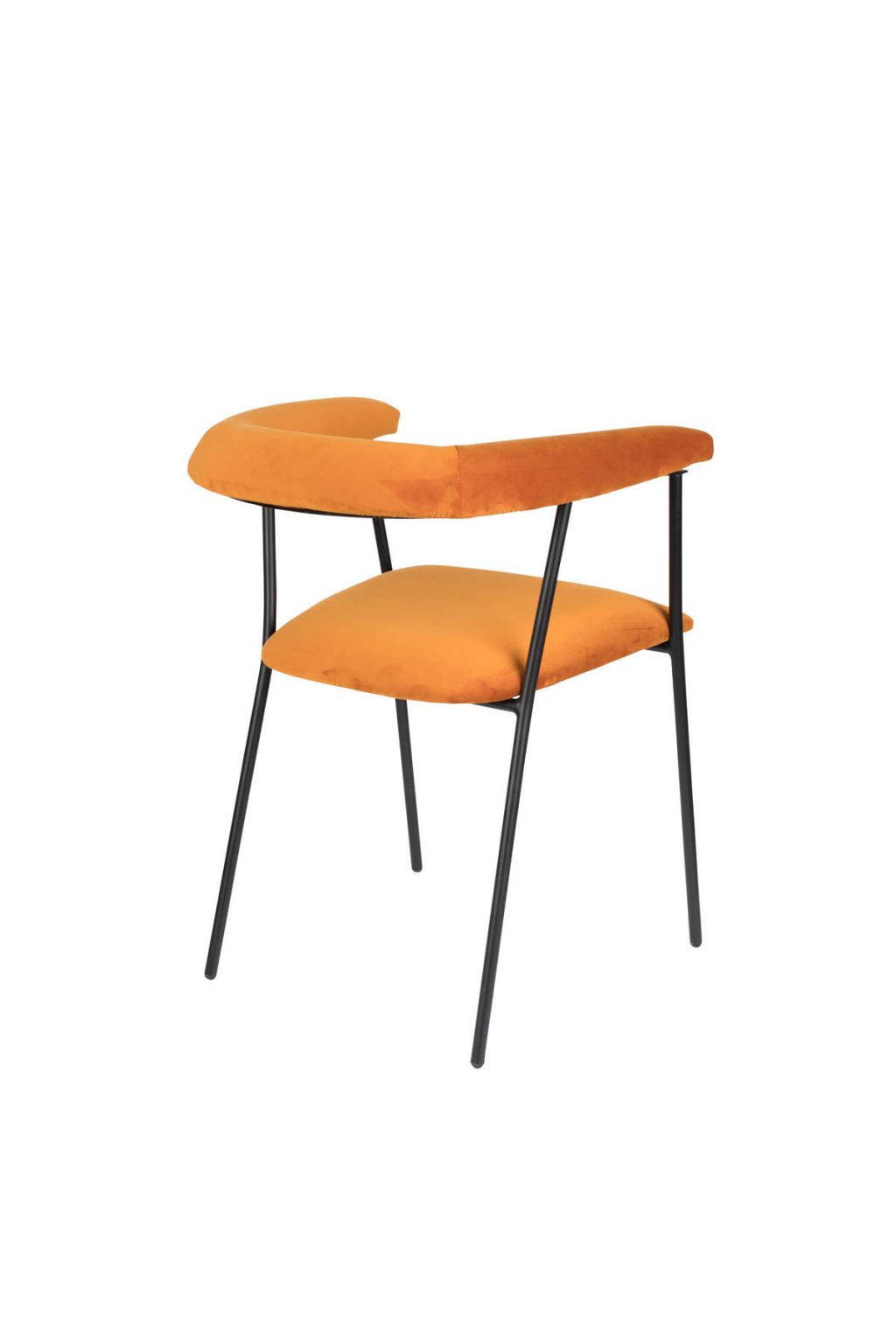Krzesło HAILY jasnopomarańczowe