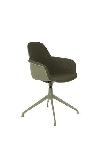 Krzesło z podłokietnikami obrotowe ALBERT KUIP zielony