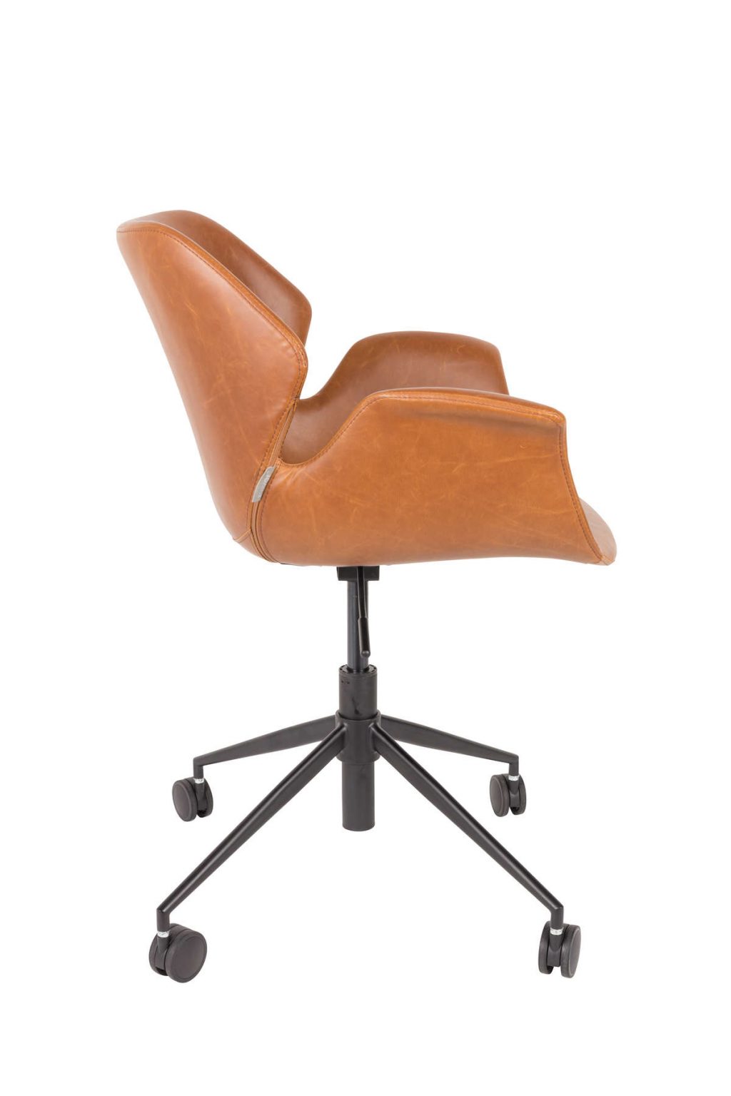 Krzesło biurowe Nikki brązowe