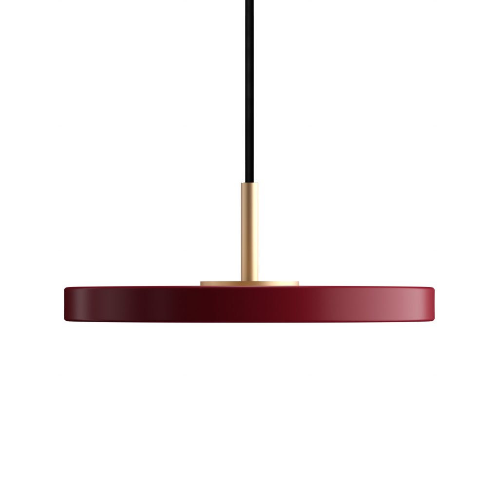 Lampa Asteria micro ruby UMAGE – bordowa
