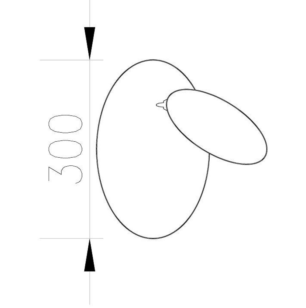 Lampa ścienna PILLS L biała 30cm Lampa ścienna PILLS L biała 30cm