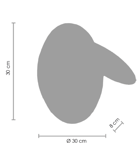 Lampa ścienna PILLS L biała 30cm Lampa ścienna PILLS L biała 30cm