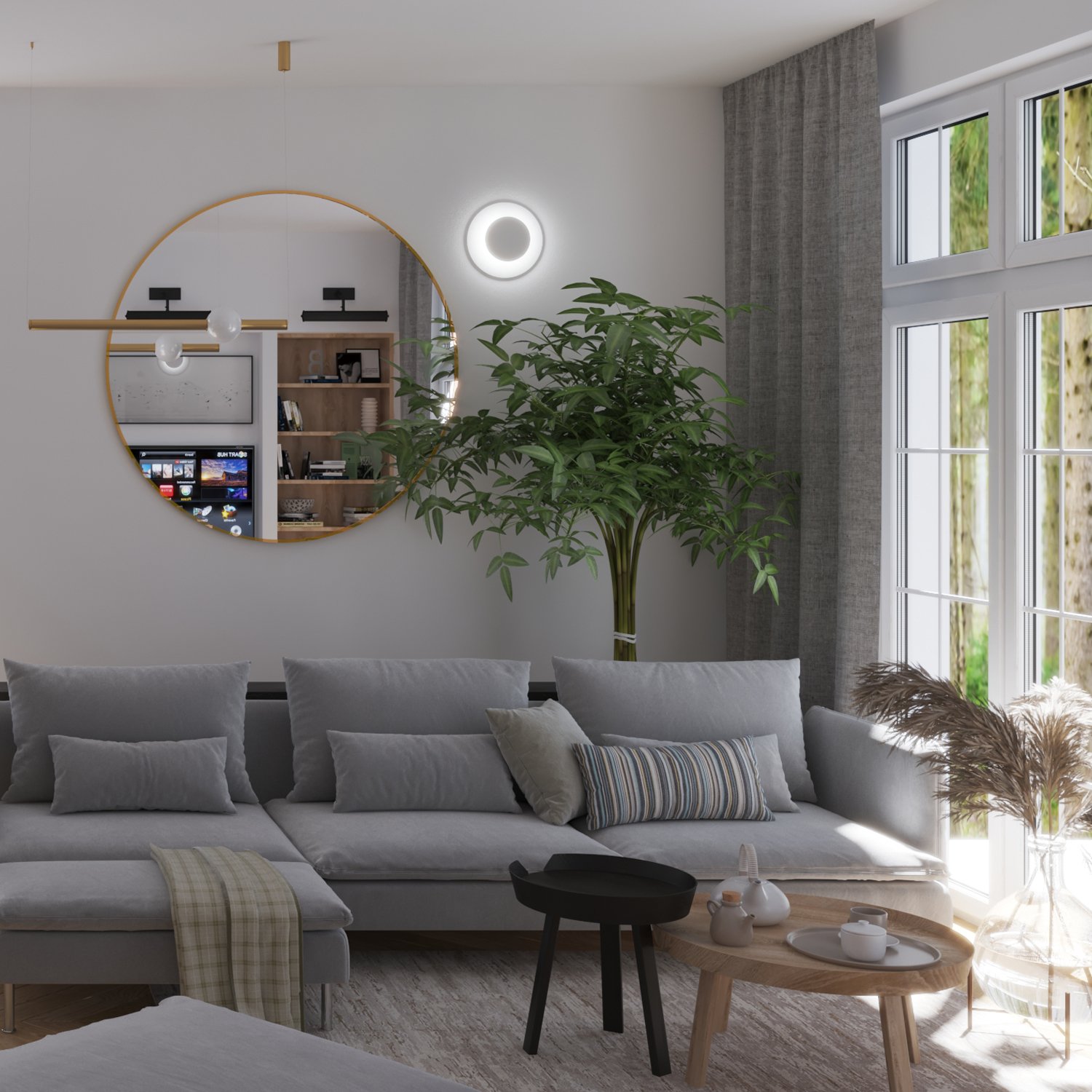 Lampa ścienna PILLS L biała 30cm Lampa ścienna PILLS L biała 30cm