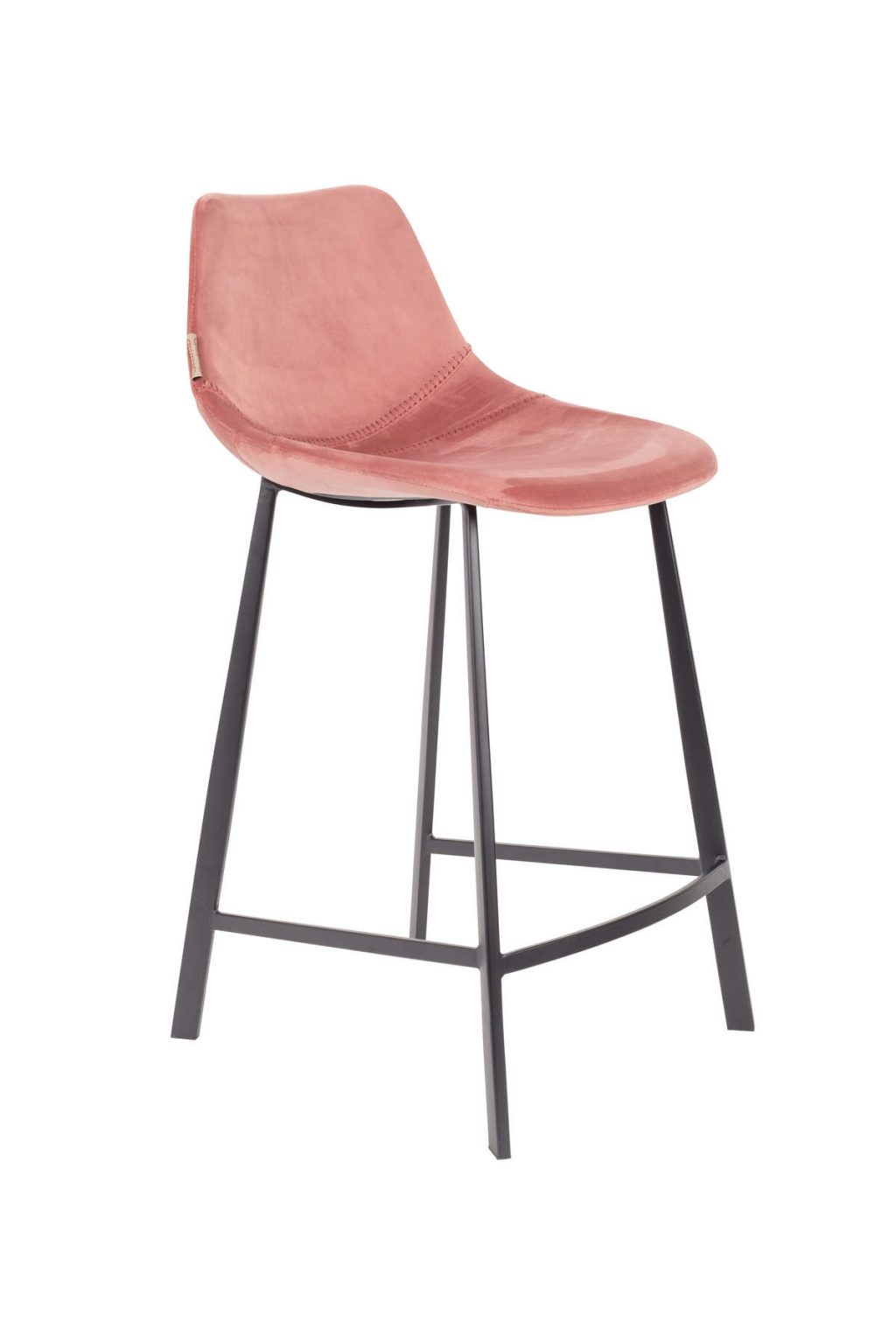 Krzesło barowe 65 Franky różowe