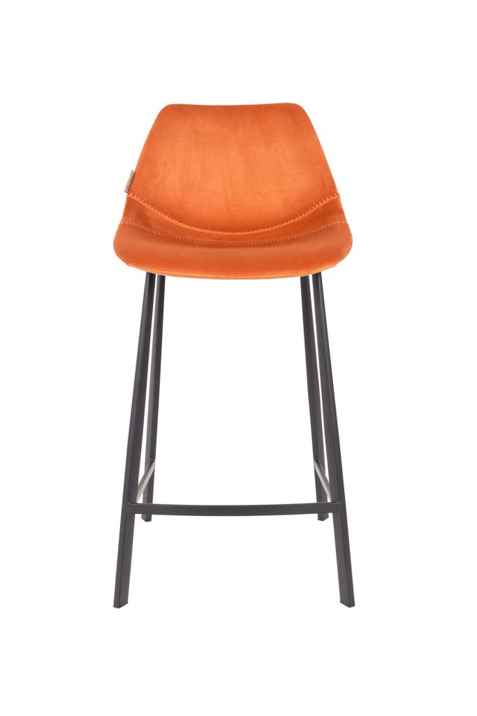 Krzesło barowe 65 Franky pomarańczowe