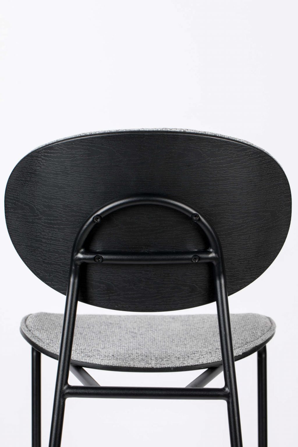 Krzesło barowe NISKIE 65 DONNY szare