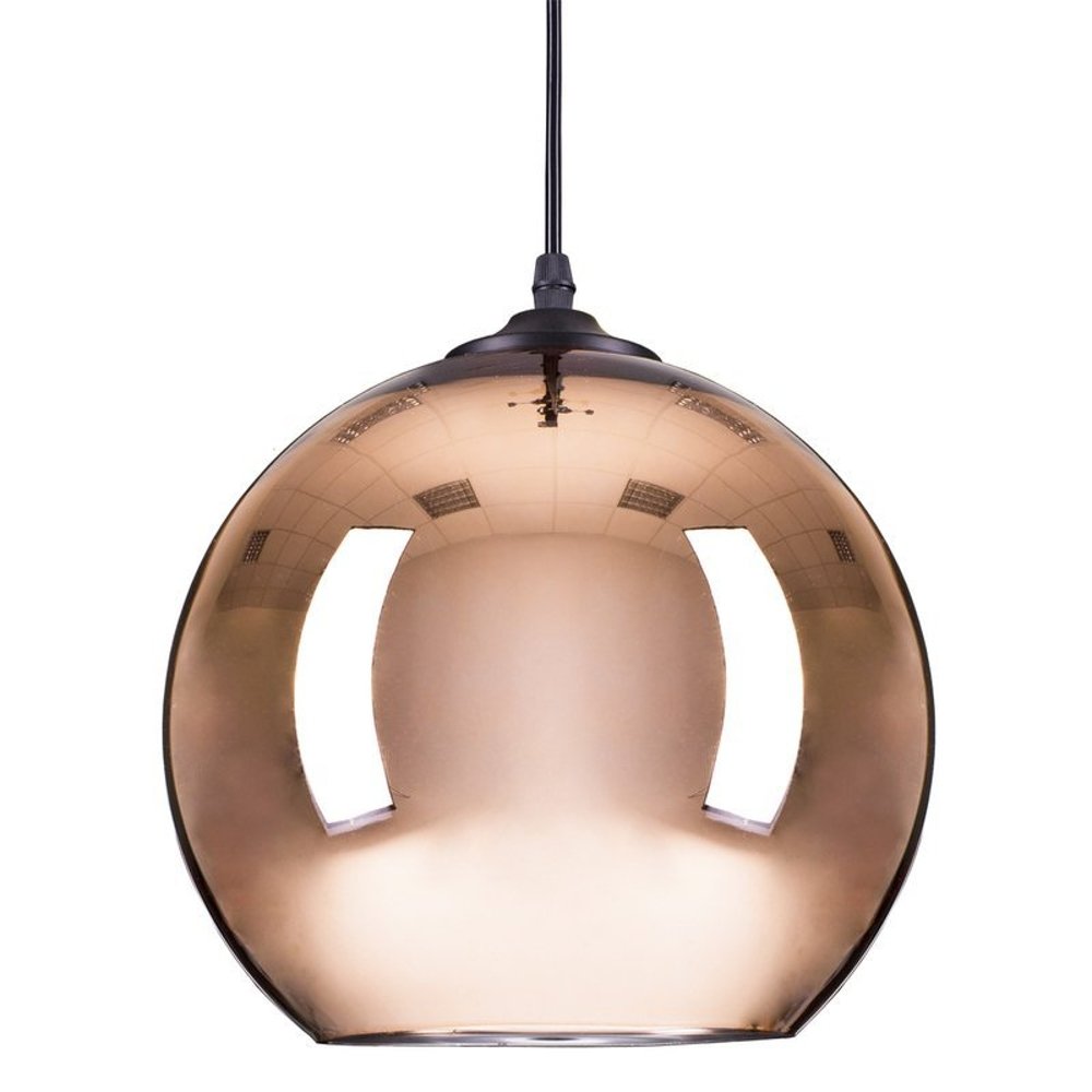 Lampa wisząca MIRROR GLOW – L miedziana 40 cm