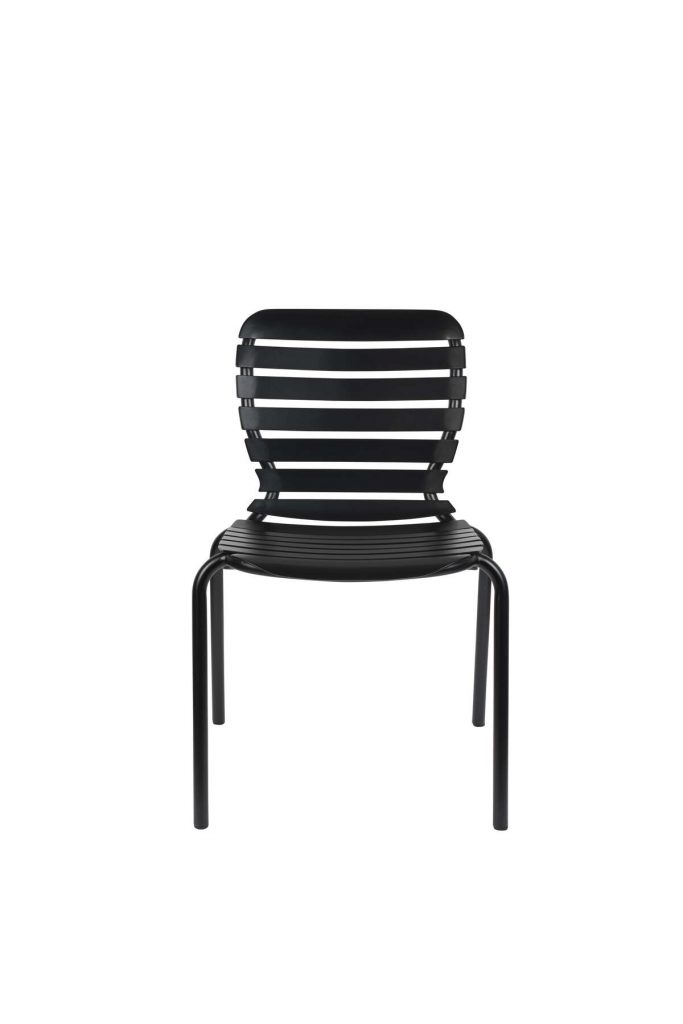 Krzesło ogrodowe VONDEL czarne