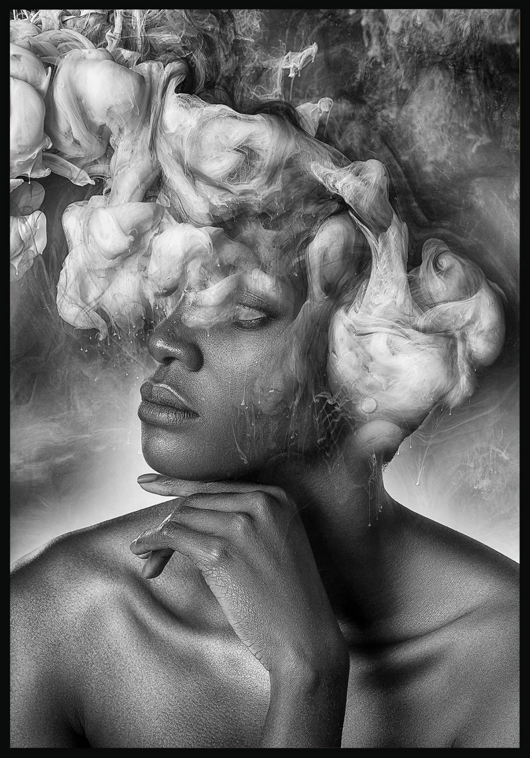 Obraz metalizowany Smoke II