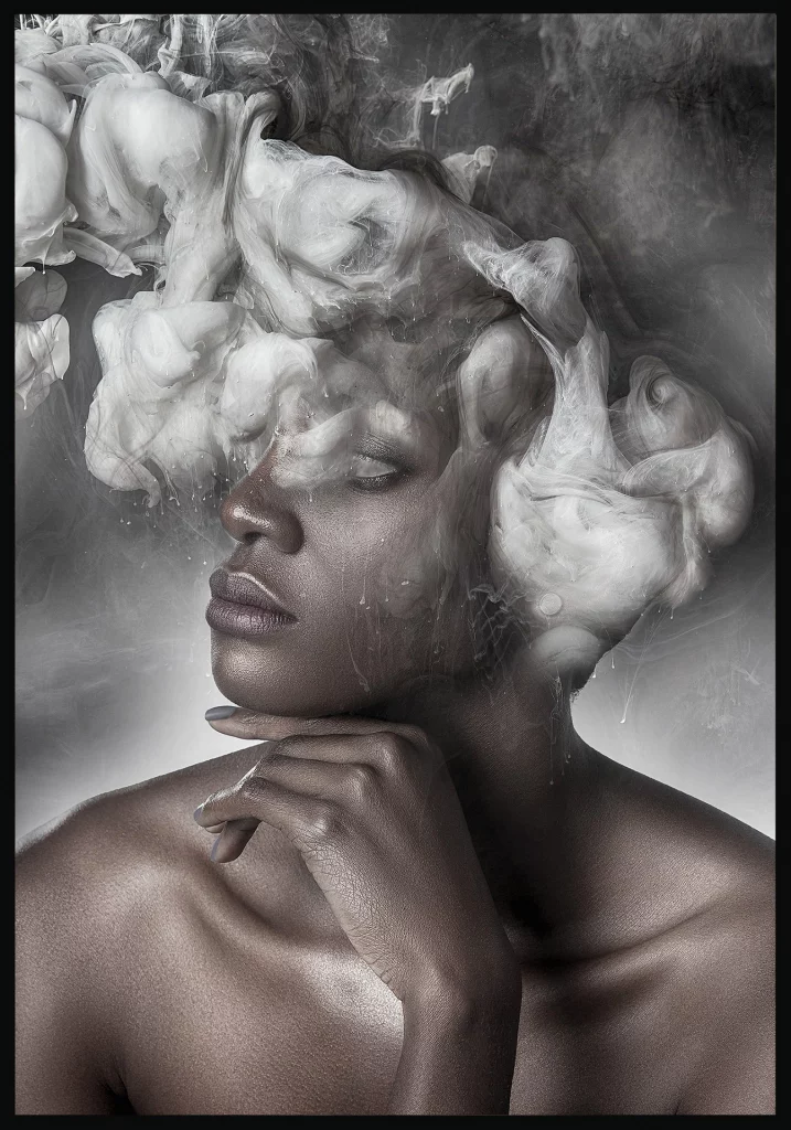 Obraz metalizowany Smoke II