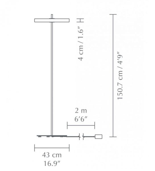 Lampa ASTERIA FLOOR RUBY UMAGE - BORDOWA Lampa ASTERIA FLOOR RUBY UMAGE - BORDOWA