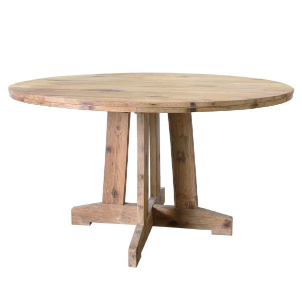 Okrągły stół z drewna tekowego – HK Living