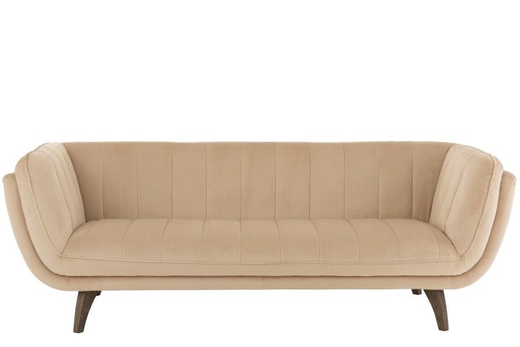 Sofa 3-osobowa, jesion/beż