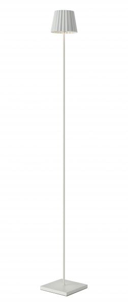 Zewnętrzna lampa podłogowa TROLL biała – Sompex Lighting