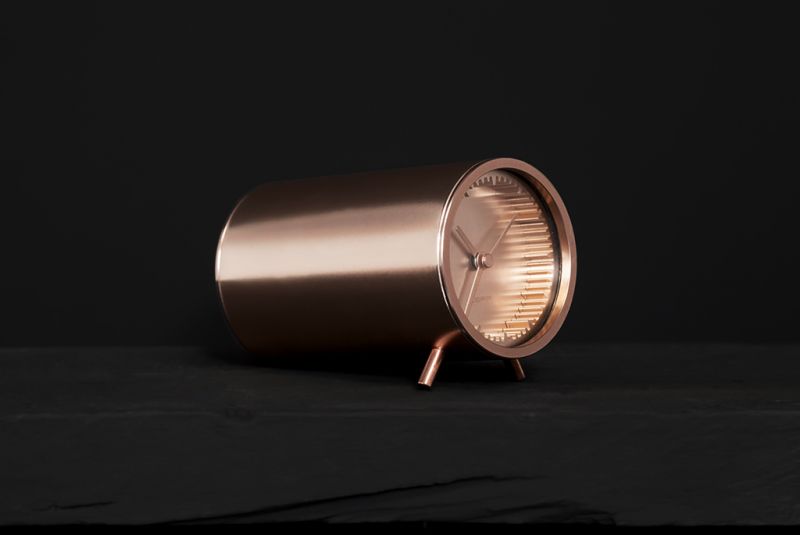 Zegar LEFF Tube Clock Copper