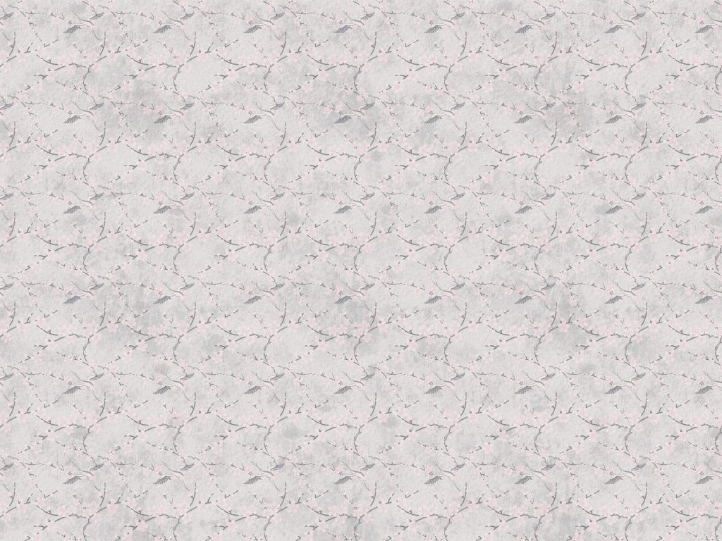 Tapeta Sakura light grey