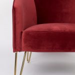 Fotel lounge QUEENALICIOUS czerwony
