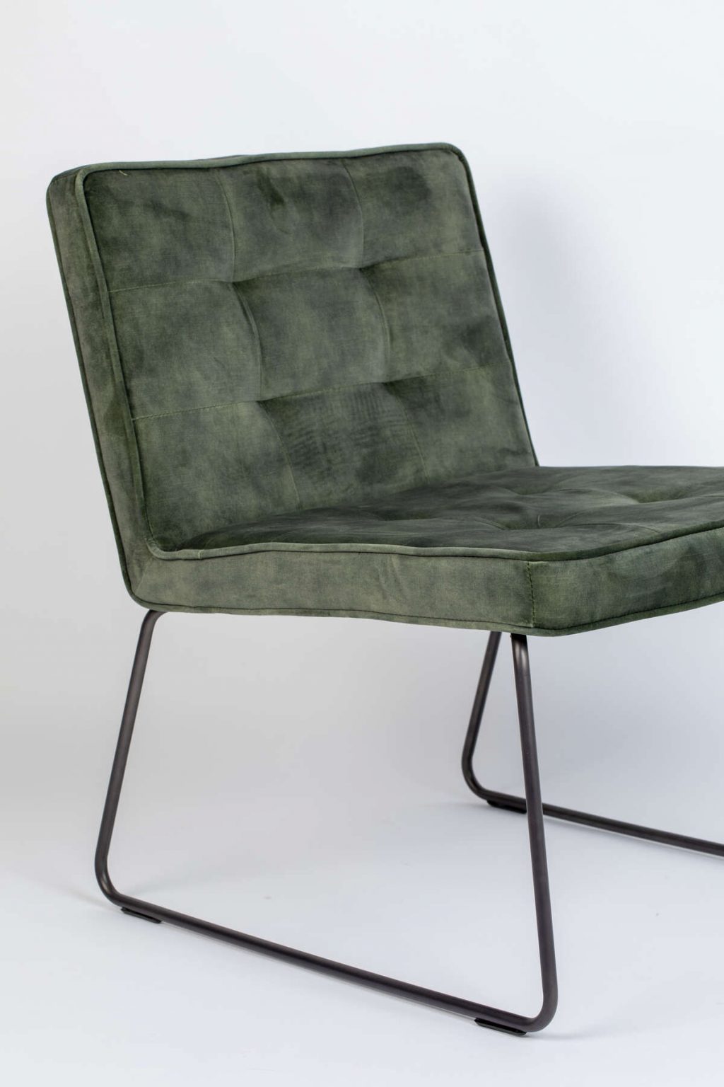 Fotel CLARK szaro-zielony