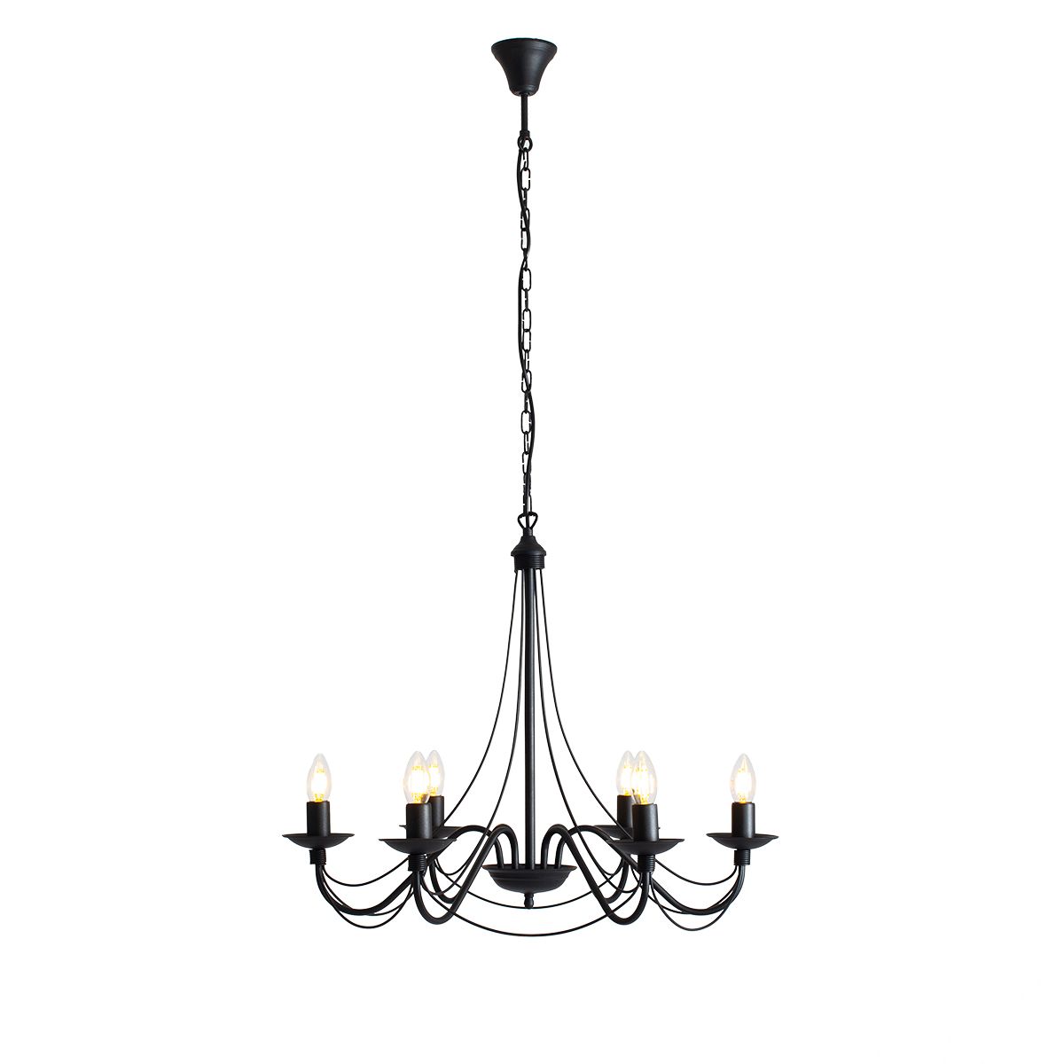 ŻYRANDOL RÓŻA 6 BLACK ŻYRANDOL RÓŻA 6 BLACK