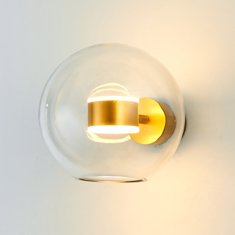 Lampa ścienna BUBBLES -1W LED złota 3000 K