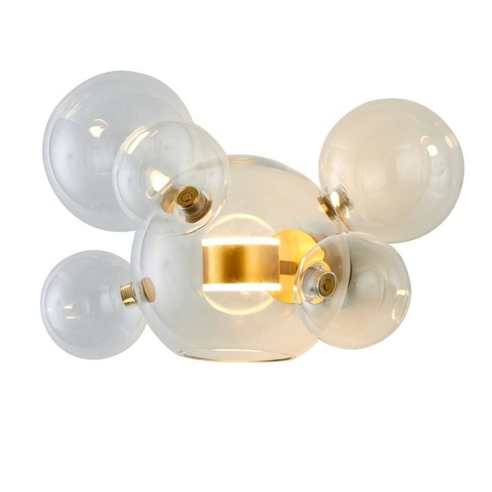 Lampa ścienna BUBBLES -5+1W LED złota 3000 K