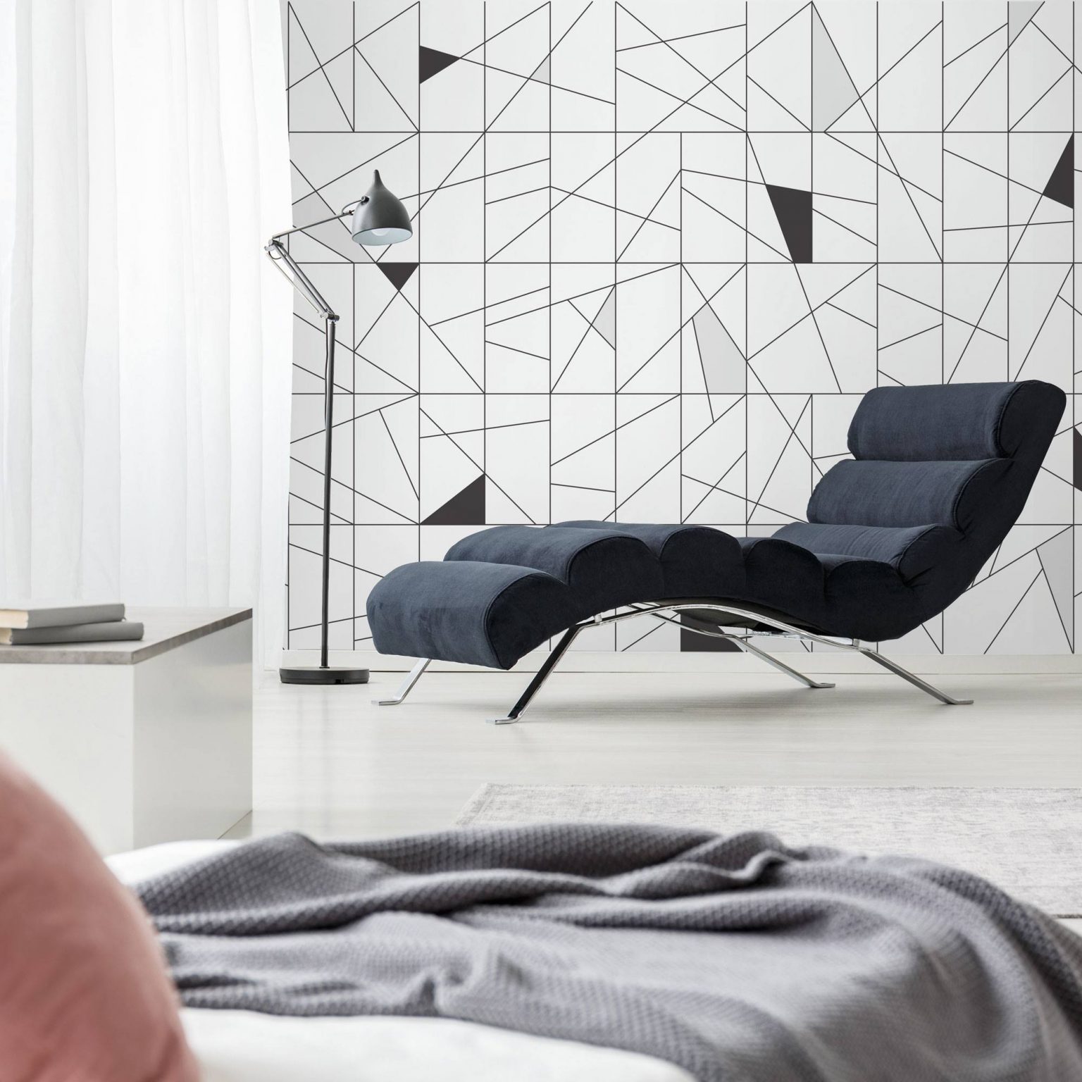 Tapeta Cant Fusion grey and black