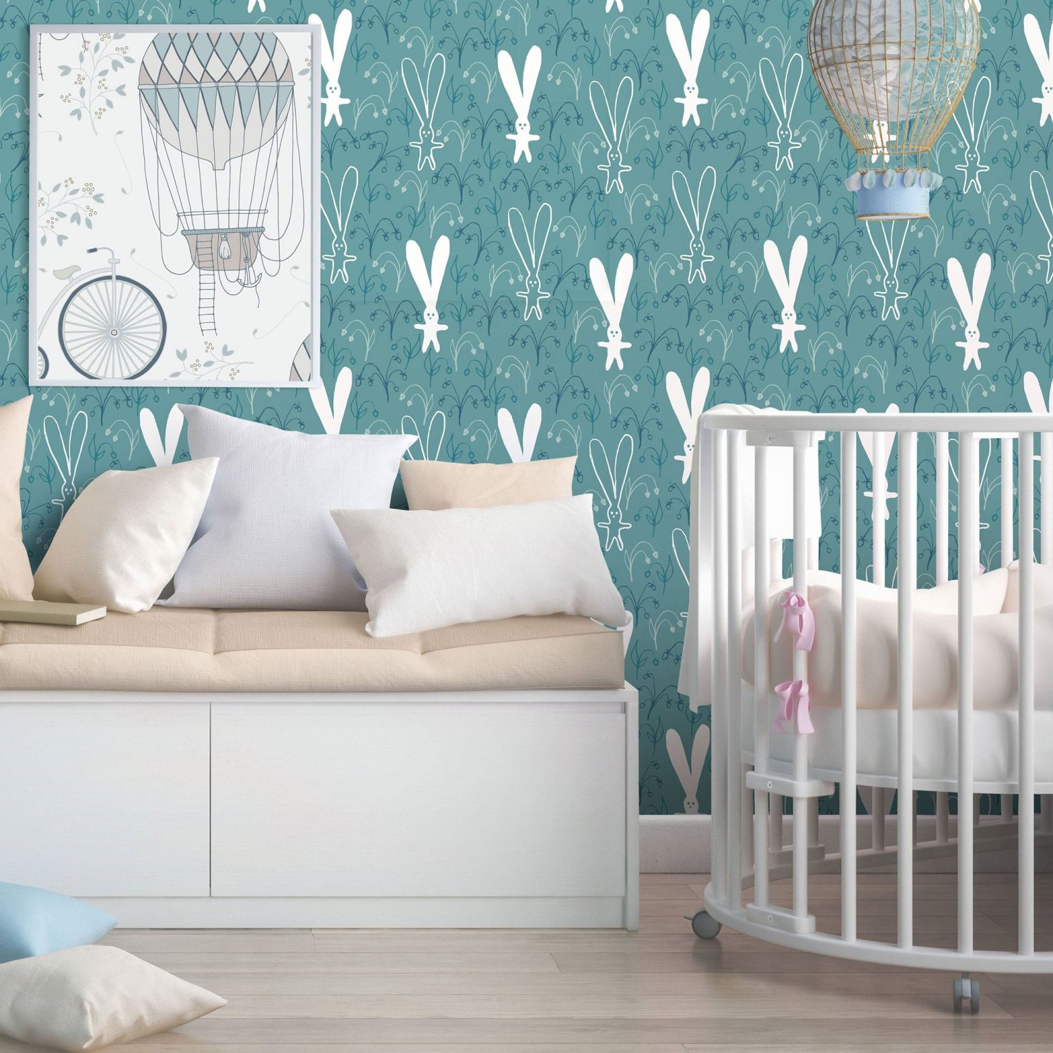 Tapeta Happy Bunnies