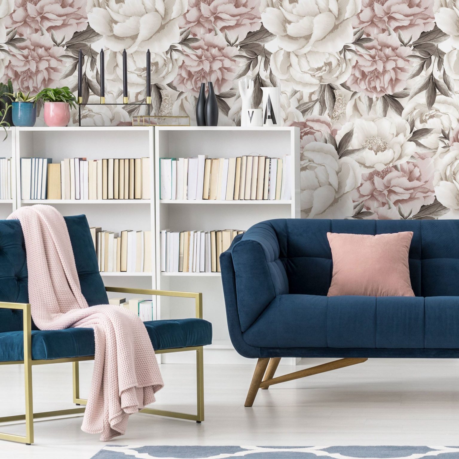 Tapeta Peony saturated