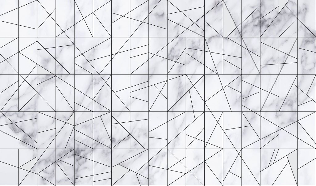 Tapeta Marble Veins Black