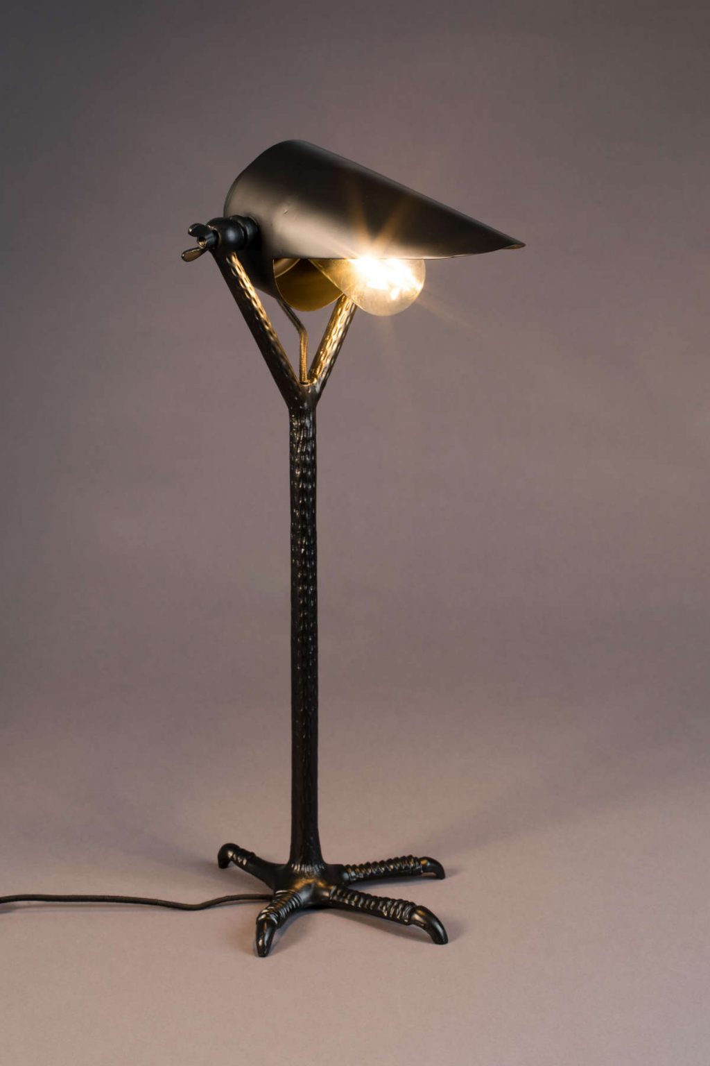 Lampa biurkowa Falcon czarna