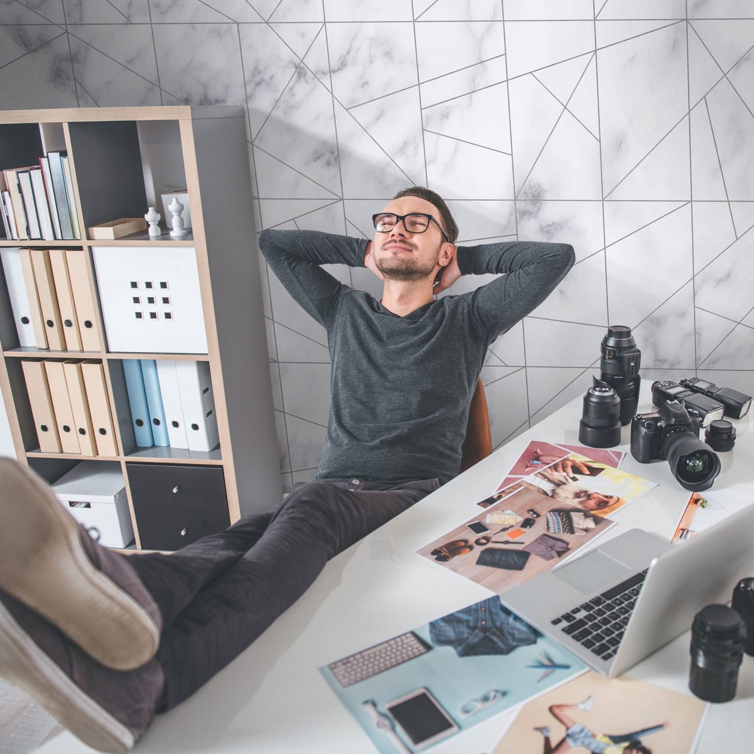 Tapeta Marble Veins Grey