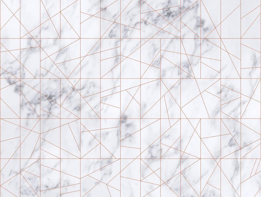 Tapeta Marble Veins Rosegold