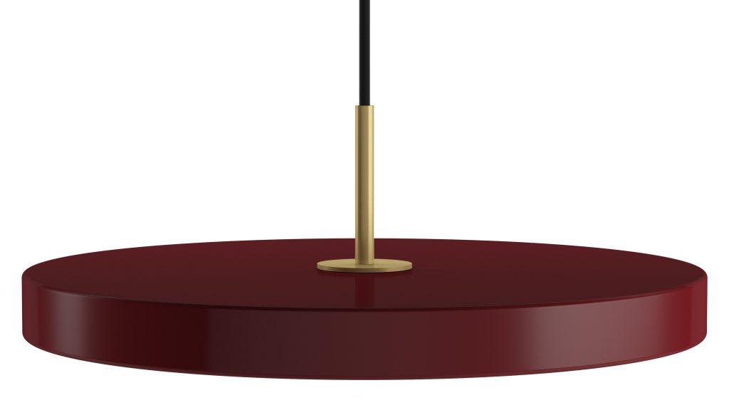 Lampa Asteria ruby UMAGE – bordowa