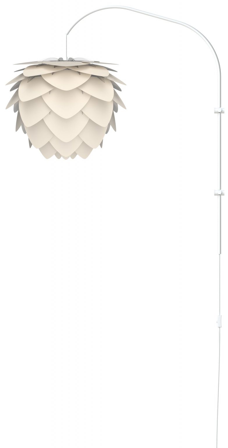 Lampa aluminiowa Aluvia medium pearl UMAGE - perłowa biel