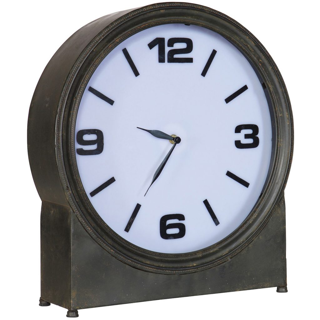 Metalowy zegar AGELESS czarny