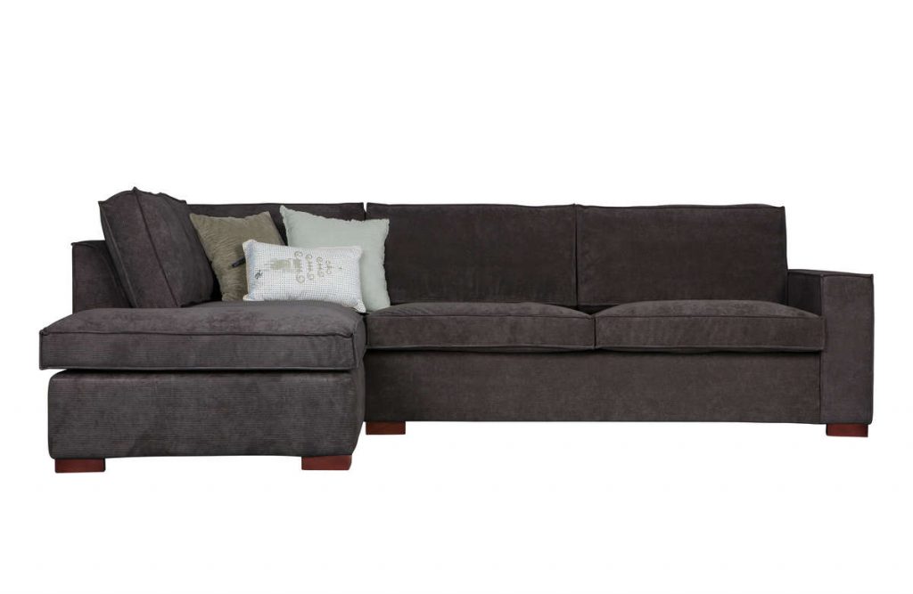 Sofa narożna lewa Thomas ciemnoszary