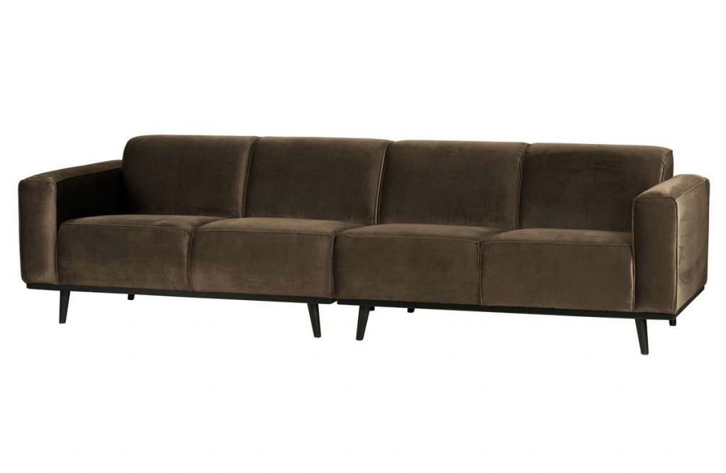 Sofa Statement 4-osobowa 280 cm velvet taupe