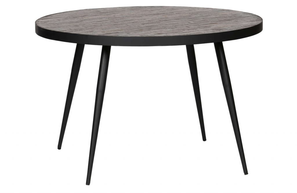 Okrągły stół Vic drewno/metal 76xØ120