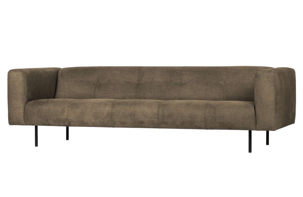 Sofa Skin 4-osobowa 2,5 m oliwkowa zieleń